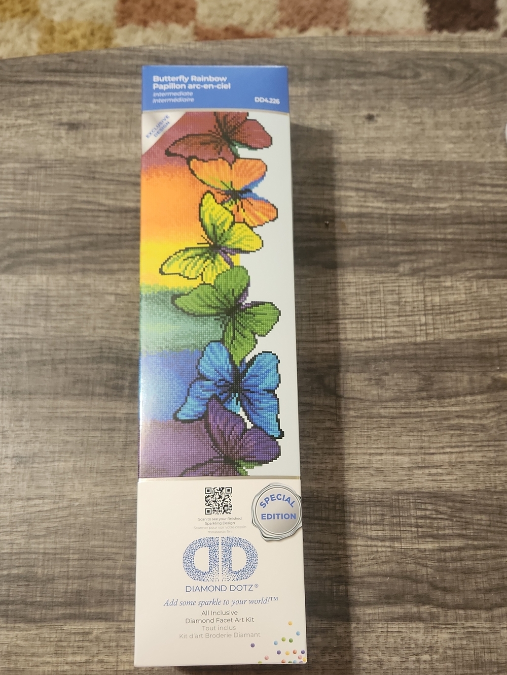 Diamond Supply Co. Rainbow Butterfly Wall Art - Multicolor